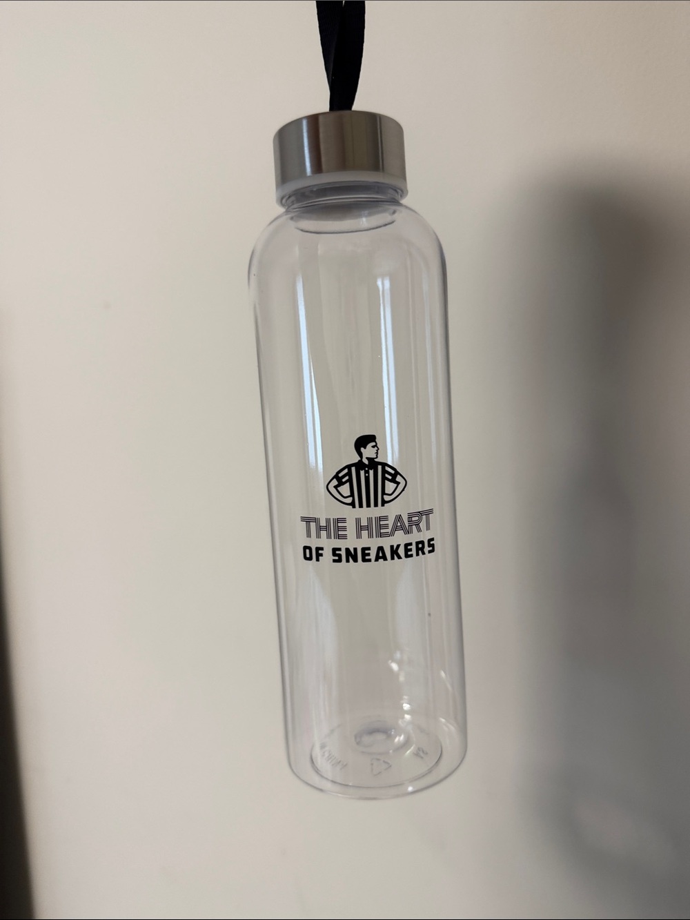 Footlocker The Heart of Sneakers Clear Water Bottle with Silver Cap
